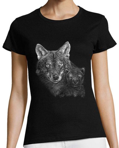 Camiseta mujer Lobo y lobezno - latostadora.com - Modalova