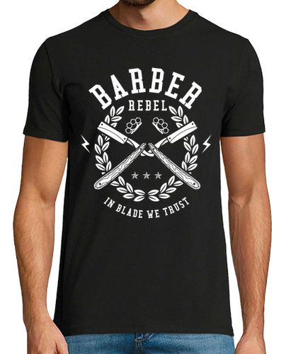 Camiseta Barber Rebel 2 - latostadora.com - Modalova