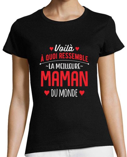 Camiseta Mujer Manga Corta la mejor mamá del mundo regalo laTostadora - latostadora.com - Modalova