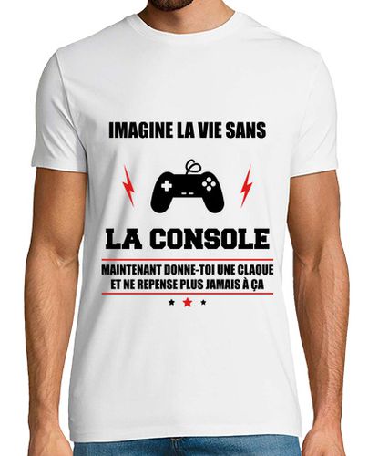 Camiseta Hombre Manga Corta Imagina la vida sin la consola laTostadora - latostadora.com - Modalova