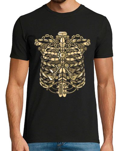 Camiseta Steampunk Ribcage - latostadora.com - Modalova