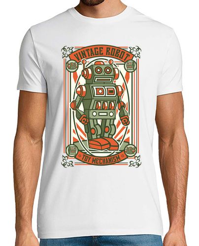 Camiseta Vintage Robot - latostadora.com - Modalova