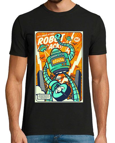 Camiseta Robot Attack - latostadora.com - Modalova