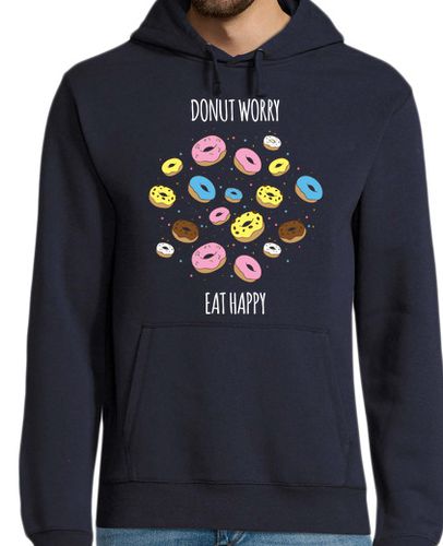 Sudadera Con Capucha Para Hombre Donut worry Eat happy laTostadora - latostadora.com - Modalova