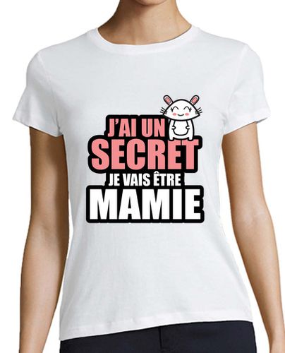 Camiseta mujer Tengo un secreto voy a ser abuela - latostadora.com - Modalova