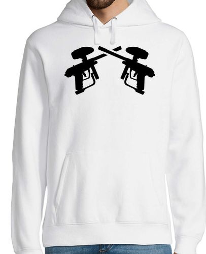 Sudadera Con Capucha Para Hombre arma de paintball cruzada laTostadora - latostadora.com - Modalova