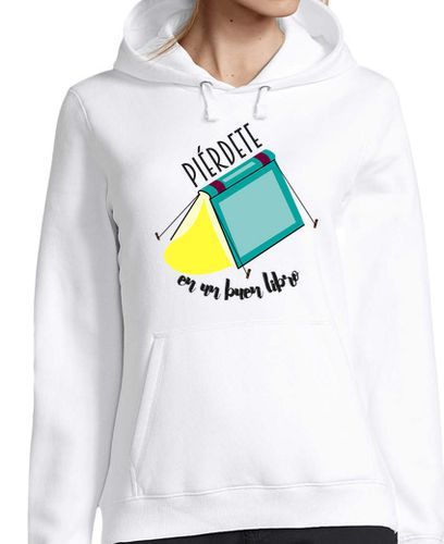 Sudadera Con Capucha Para Mujer Piérdete en un buen libro laTostadora - latostadora.com - Modalova