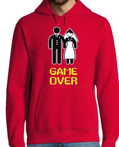 Sudadera Con Capucha Para Hombre Despedida de Soltero (GAME OVER) laTostadora - latostadora.com - Modalova