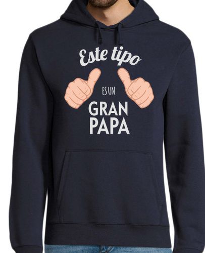 Sudadera Con Capucha Para Hombre Este Tipo es un Gran Papá (Fondo Oscuro laTostadora - latostadora.com - Modalova