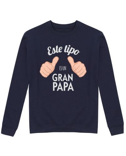 Sudadera Sin Capucha Unisex Este Tipo es un Gran Papá (Fondo Oscuro laTostadora - latostadora.com - Modalova