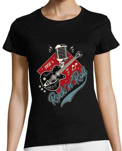 Camiseta mujer Camiseta Rockabilly 50s Rockers Vintage USA - latostadora.com - Modalova