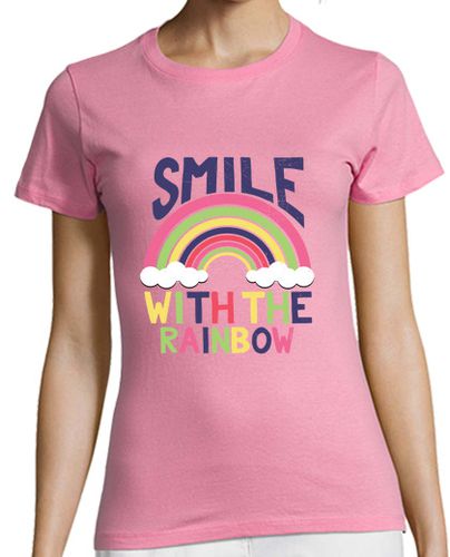 Camiseta mujer Cute Rainbow Smile Girls - latostadora.com - Modalova
