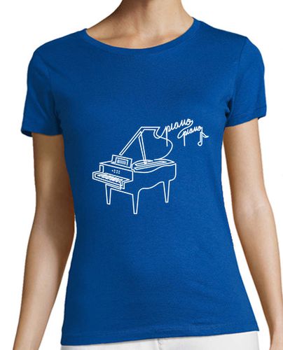 Camiseta Mujer Manga Corta Piano piano laTostadora - latostadora.com - Modalova