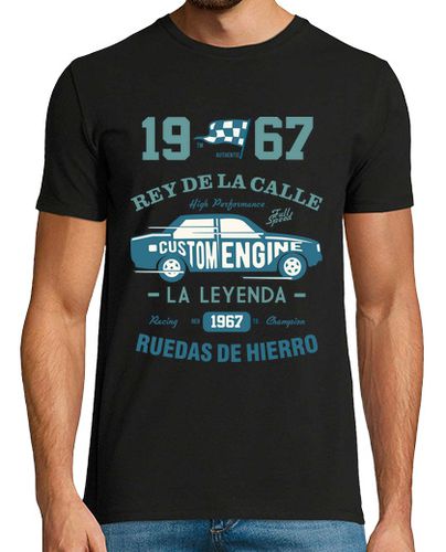 Camiseta 1967 Rey De La Calle Coche Vintage - latostadora.com - Modalova