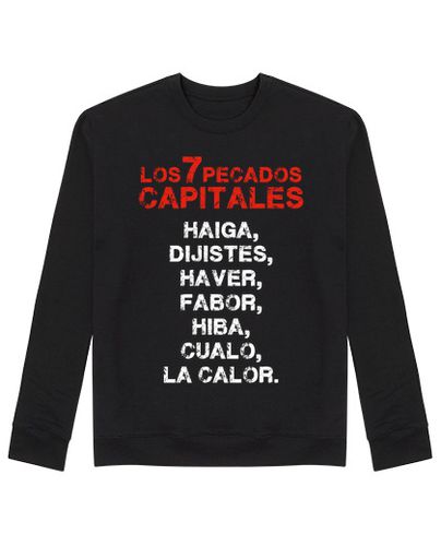 Sudadera Sin Capucha Unisex Los 7 Pecados Capitales laTostadora - latostadora.com - Modalova