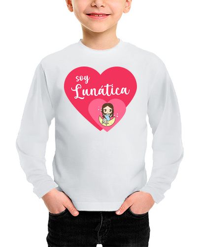 Camiseta niños Manga Larga Soy Lunática - latostadora.com - Modalova