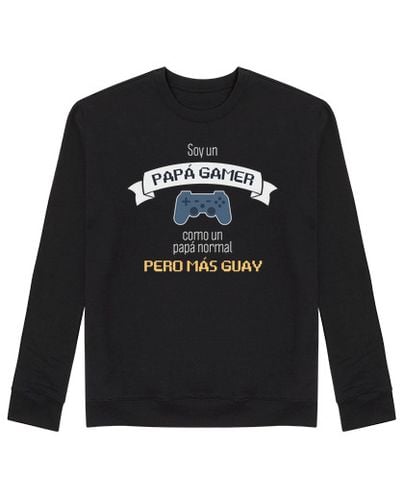 Sudadera Sin Capucha Unisex Papá Gamer laTostadora - latostadora.com - Modalova