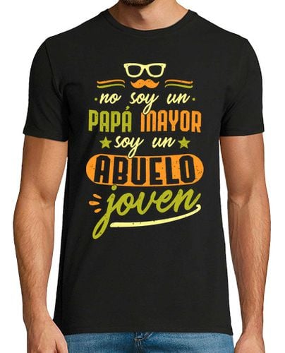 Camiseta Hombre Manga Corta Soy un abuelo joven laTostadora - latostadora.com - Modalova