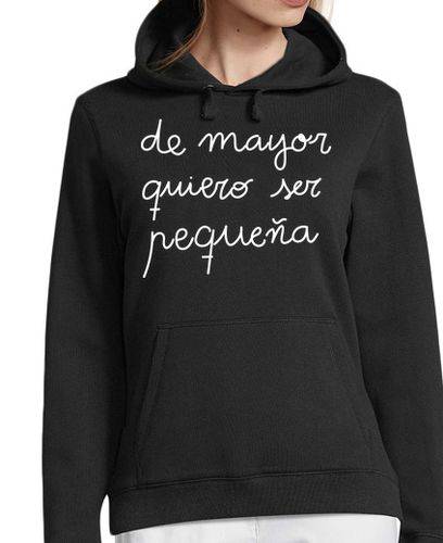 Sudadera Con Capucha Para Mujer de mayor quiero ser pequeña laTostadora - latostadora.com - Modalova