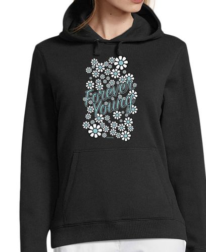 Sudadera Con Capucha Para Mujer Forever Young laTostadora - latostadora.com - Modalova