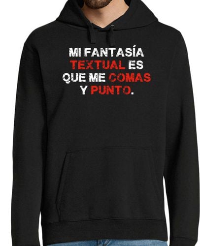 Sudadera Con Capucha Para Hombre Mi Fantasía Textual laTostadora - latostadora.com - Modalova