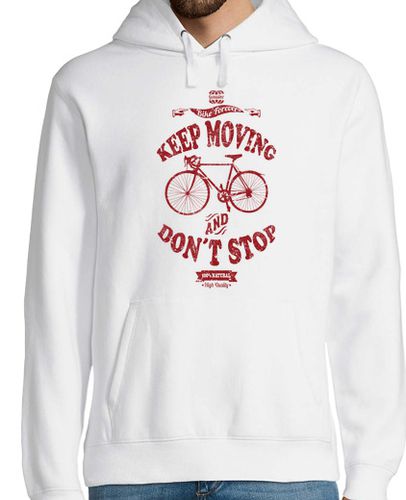 Sudadera Con Capucha Para Hombre Keep Moving And Don´t Stop laTostadora - latostadora.com - Modalova