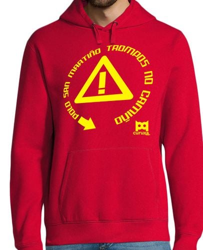 Sudadera Con Capucha Para Hombre Trompos no camiño (amarillo) laTostadora - latostadora.com - Modalova