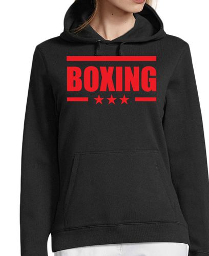 Sudadera Con Capucha Para Mujer Boxeo - Boxeador - Lucha - Luchador laTostadora - latostadora.com - Modalova