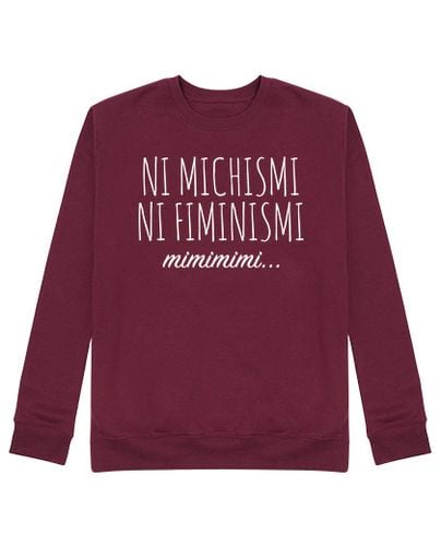 Sudadera Sin Capucha Unisex Ni michismi ni fiminismi laTostadora - latostadora.com - Modalova