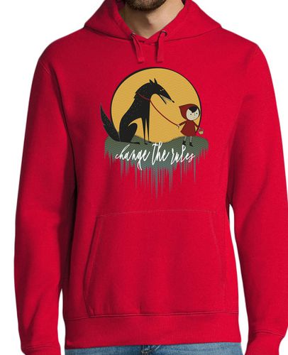 Sudadera Con Capucha Para Hombre caperucita roja feminista cambia las re laTostadora - latostadora.com - Modalova