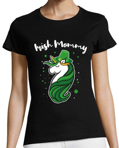 Camiseta mujer St Patricks Day Unicorn Irish Mommy - latostadora.com - Modalova