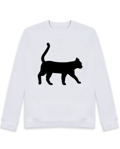 Sudadera Sin Capucha Unisex gato caminando laTostadora - latostadora.com - Modalova