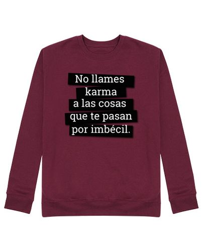 Sudadera Sin Capucha Unisex Karma laTostadora - latostadora.com - Modalova