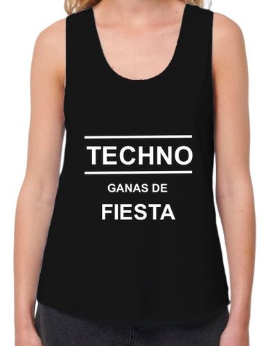 Camiseta mujer Camiseta frase techno mujer laTostadora - latostadora.com - Modalova