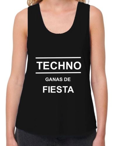 Camiseta Mujer Tirantes Loose Fit Camiseta frase techno mujer laTostadora - latostadora.com - Modalova