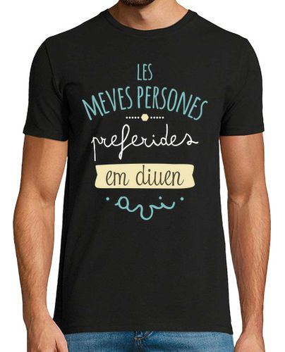 Camiseta Hombre Manga Corta Les Meves Persones Preferides Em Diuen Avi, Día del Padre laTostadora - latostadora.com - Modalova