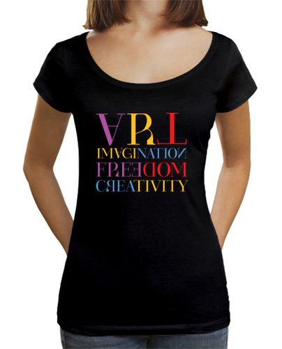 Camiseta mujer arte imaginación libertad creatividad laTostadora - latostadora.com - Modalova