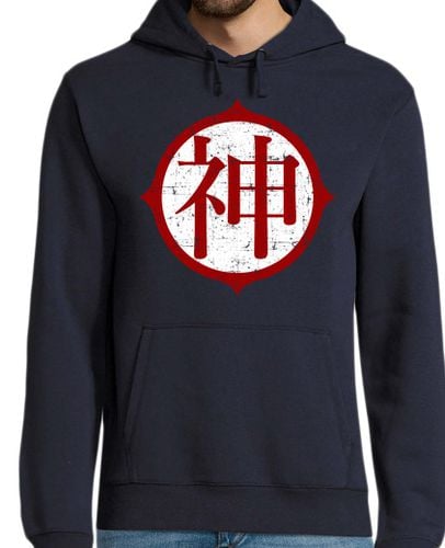 Sudadera Con Capucha Para Hombre Kanji Kami (Dios) laTostadora - latostadora.com - Modalova