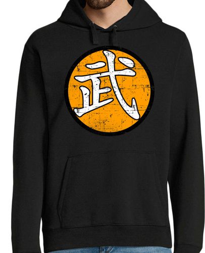 Sudadera Con Capucha Para Hombre Kanji Mu (Guerrero-Arte Marcial) laTostadora - latostadora.com - Modalova