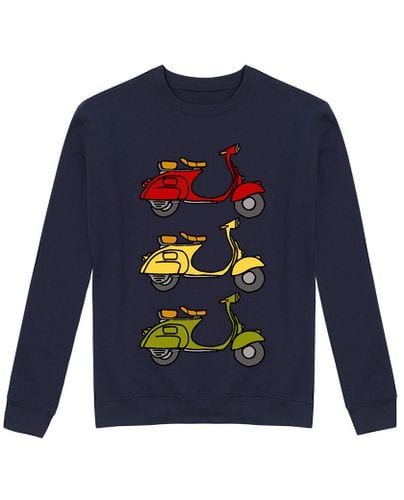 Sudadera Sin Capucha Unisex 3 Vespas laTostadora - latostadora.com - Modalova