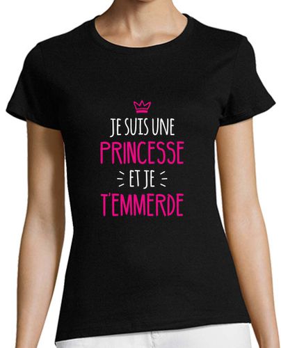Camiseta mujer Soy una princesa de humor humor - latostadora.com - Modalova