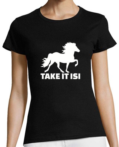 Camiseta mujer caballo de Islandia - latostadora.com - Modalova