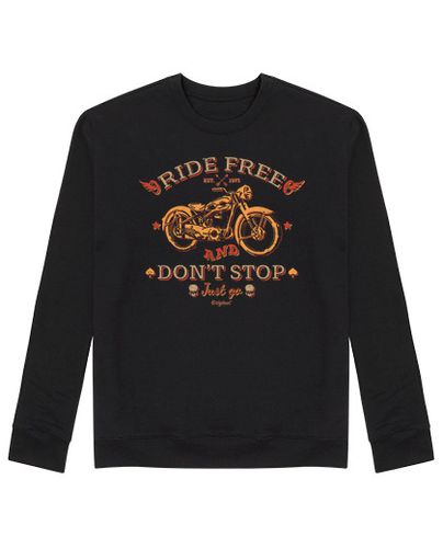 Sudadera Sin Capucha Unisex Ride Free And Don't Stop laTostadora - latostadora.com - Modalova