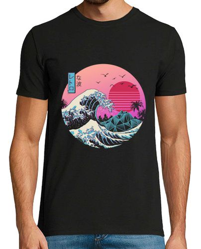 Camiseta Hombre Manga Corta la gran camisa retro de onda menx laTostadora - latostadora.com - Modalova