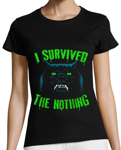 Camiseta mujer sobreviví a la nada / interminable / mujer - latostadora.com - Modalova