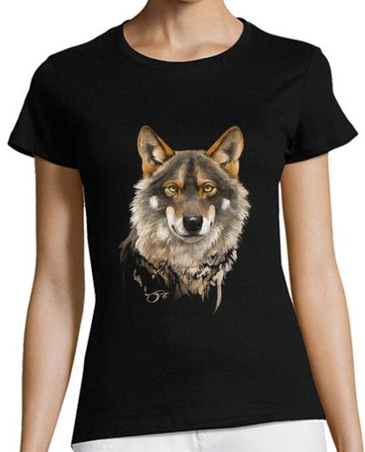 Camiseta Mujer Manga Corta Lobo ibérico laTostadora - latostadora.com - Modalova