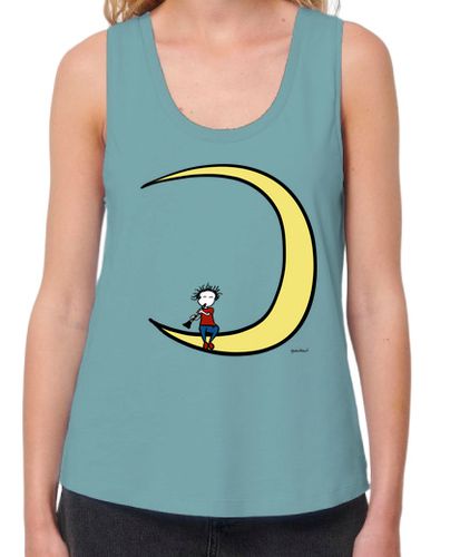 Camiseta mujer Moon and clarinet - latostadora.com - Modalova