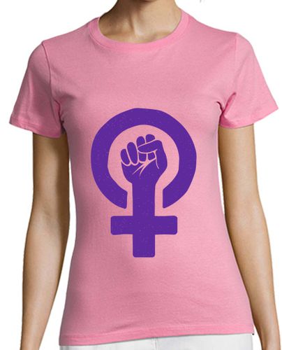 Camiseta mujer camiseta feminista logotipo morado - latostadora.com - Modalova