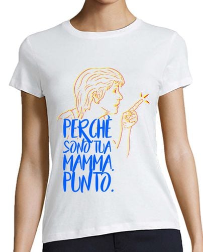 Camiseta Mujer Manga Corta oraciones de la madre laTostadora - latostadora.com - Modalova