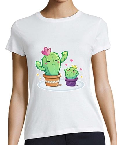 Camiseta mujer Mami cactus - camiseta dos colores laTostadora - latostadora.com - Modalova